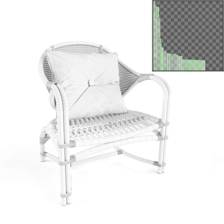 Avery Koko Occasional armchair (177474) 3D model - Download 3D model ...