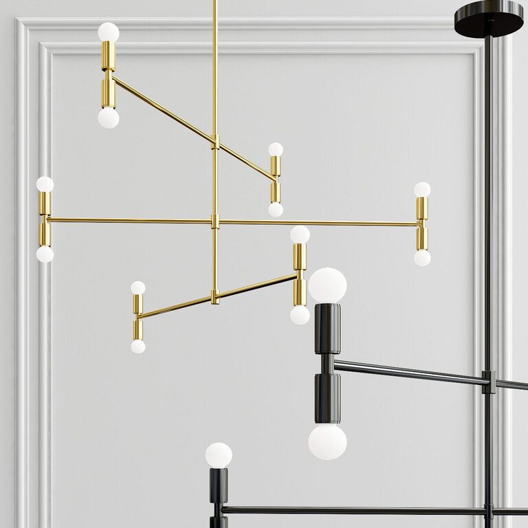 Lambert & Fils Atomium Chandelier (17798) 3D model - Download 3D model ...