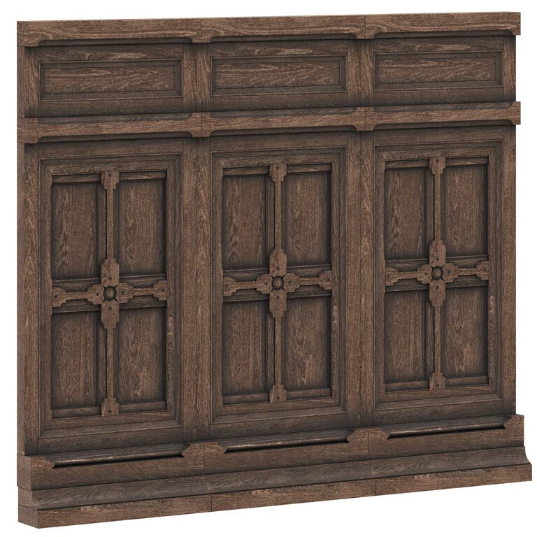 Wooden Panel (17896), 3d model 1