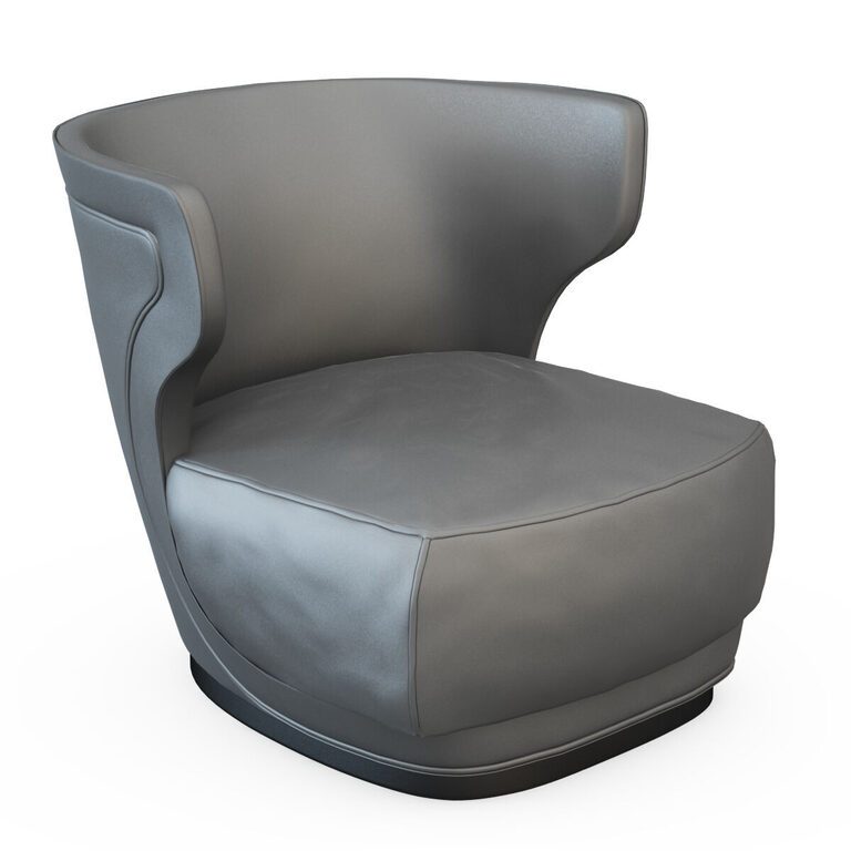 Baxter Etienne Armchair (17978) 3D model - Download 3D model Baxter ...