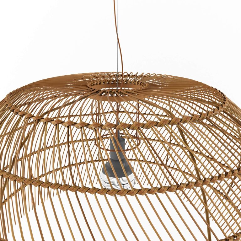 Rattan lamp Local Color (180893) 3D model - Download 3D model Rattan ...