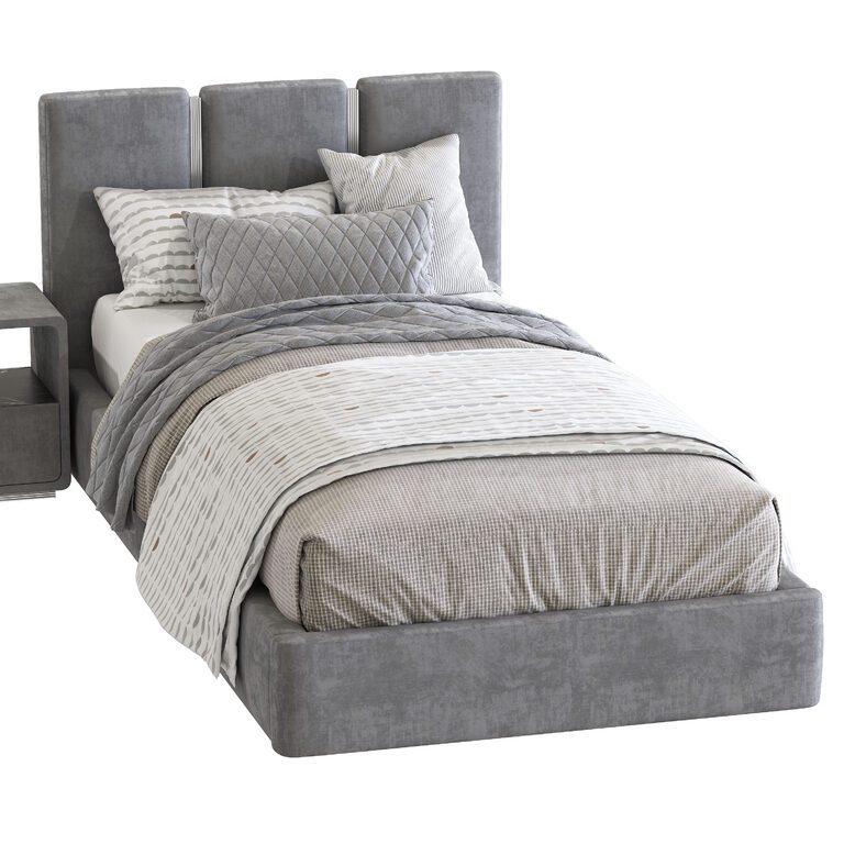 Bed CLUB Bed / Rugiano 2 Set 188 (180984) 3D model - Download 3D model ...