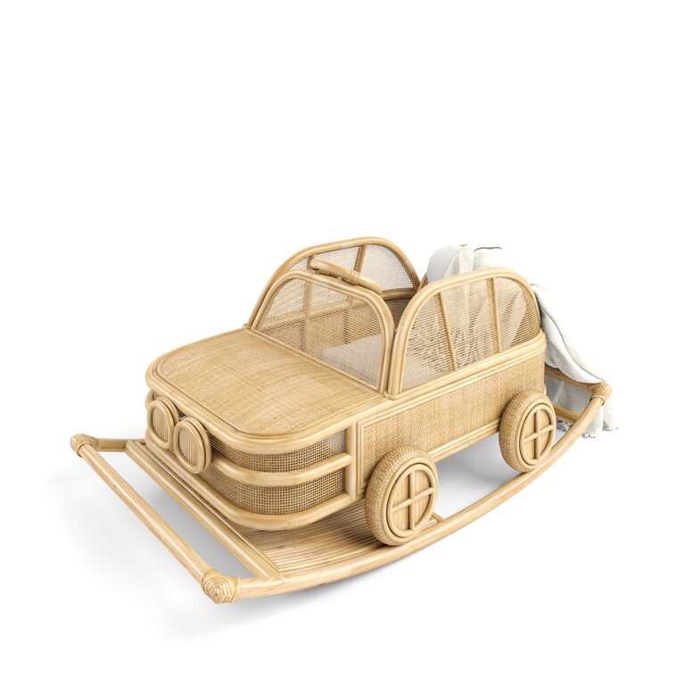 Kids Rattan BMW rocking armchair car (181826) 3D model - Download 3D ...