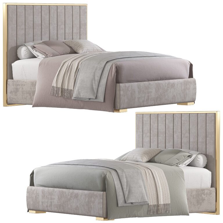 Double Bed 2 (182088), 3d model 1