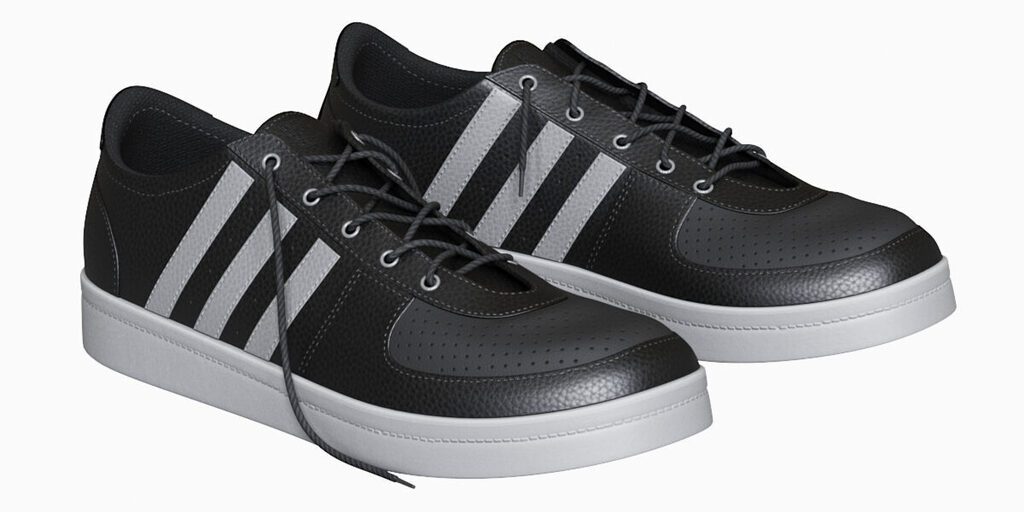 Black Sneakers (18272), 3d model 1