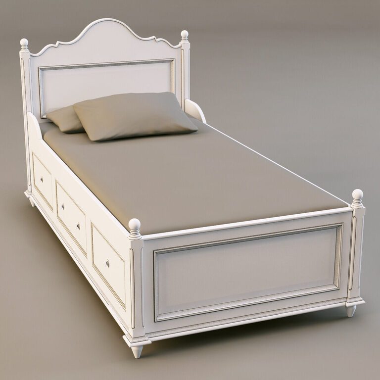 Ліжко Country Corner PBLF SM (18771), 3d модель 1