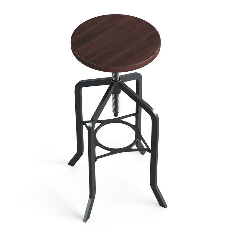 Bar stool in industrial-loft style (189779) 3D model - Download 3D ...