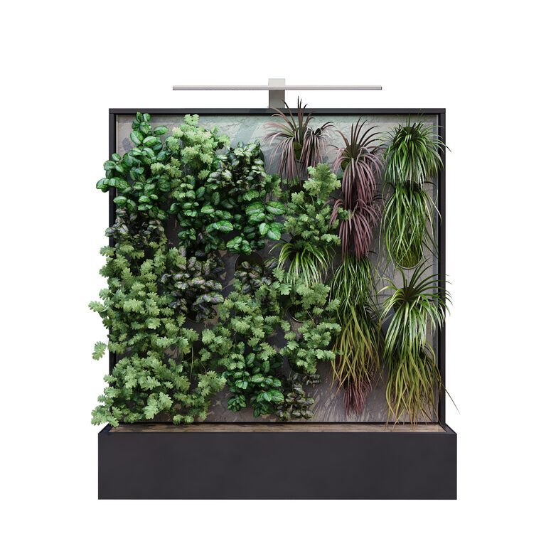 Phytomodule vertical plant box set 178 to sided (196410) 3D model ...