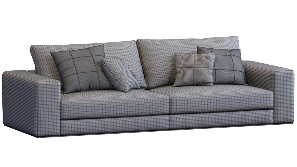 Hamilton Sofa (198624) 3D model - Download 3D model Hamilton Sofa ...