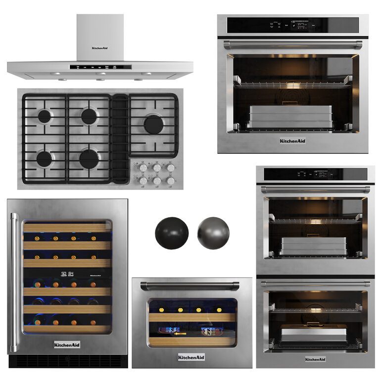 Kitchenaid Appliances (198642) 3D model - Download 3D model Kitchenaid ...