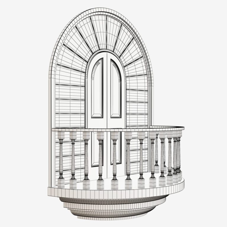 Balcony (203902) 3D model - Download 3D model Balcony (203902) | 203902 ...