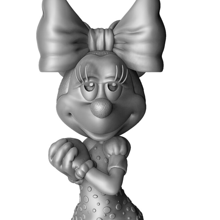 Mini mouse in love. For 3D printer. (204904) 3D model - Download 3D ...