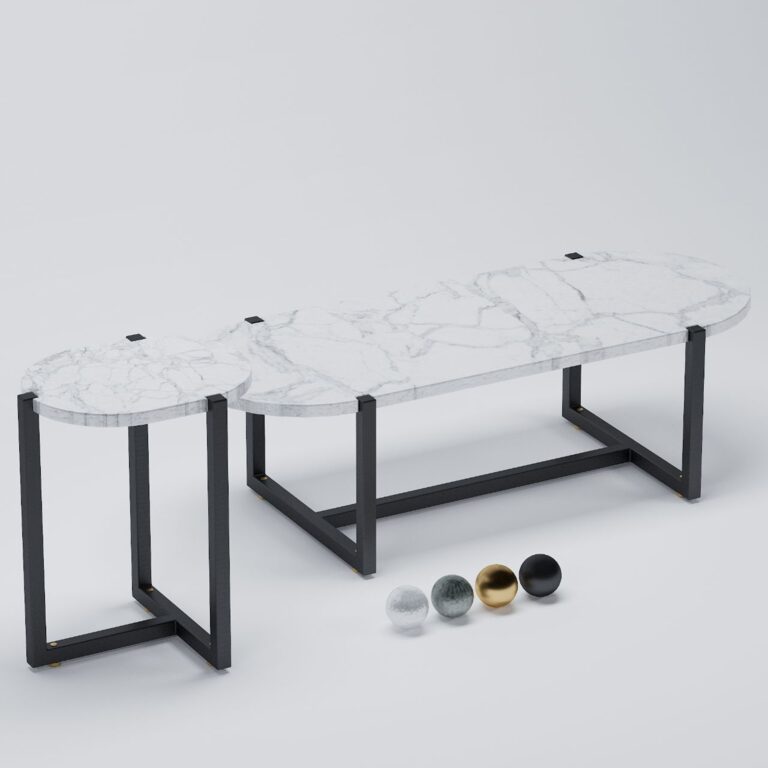Coffee table Arflex (206894), 3d model 1