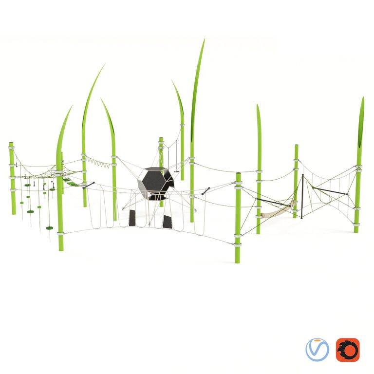 Kompan COR10440 Giant Reed Playground Equipment (20747) 3D model ...