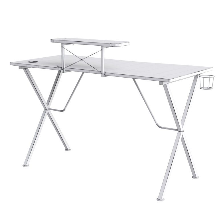 Gaming gaming computer table NAN-RS-G1031-BK-GG (207892) 3D model ...