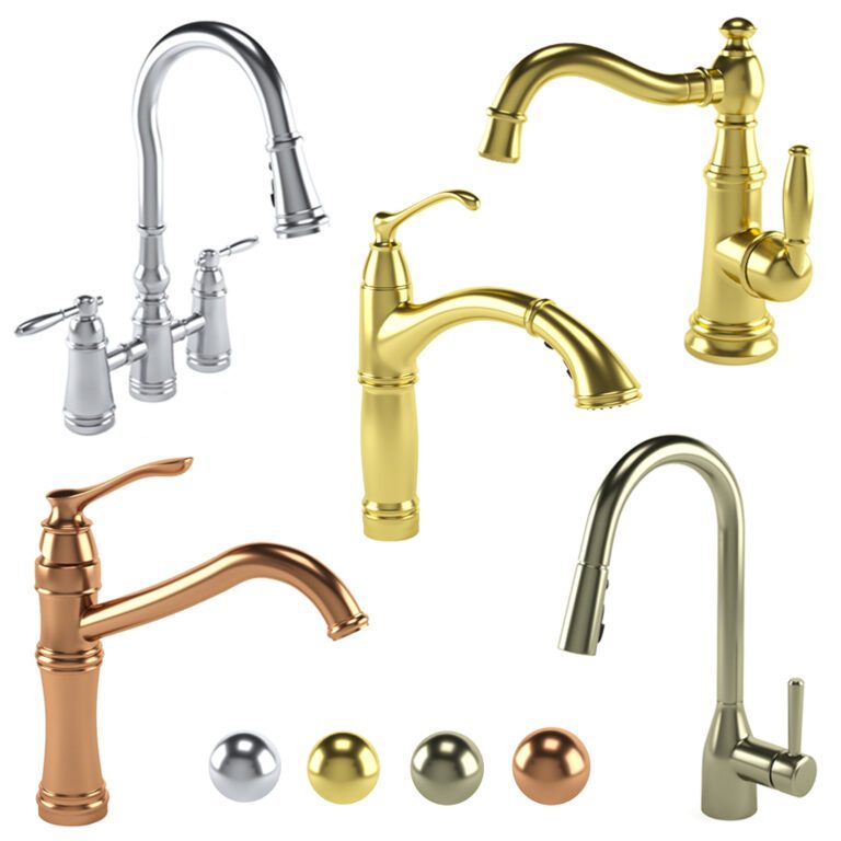 MOEN Kitchen faucet set 02 (217098) 3D model - Download 3D model MOEN ...