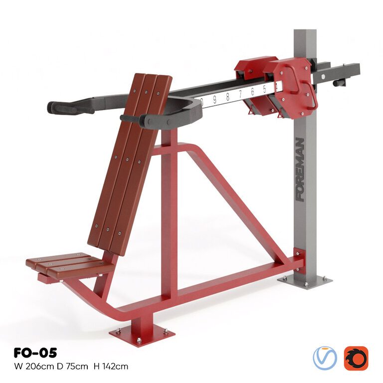 FOREMAN. Shoulder Press (22002), 3d model 1