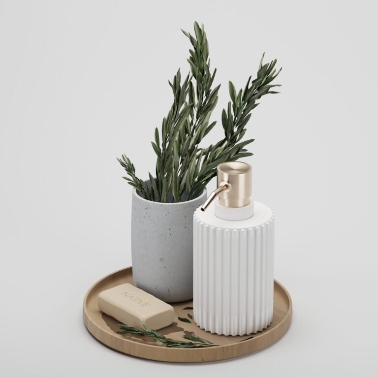 Decorative set 03 (228367), 3d model 1