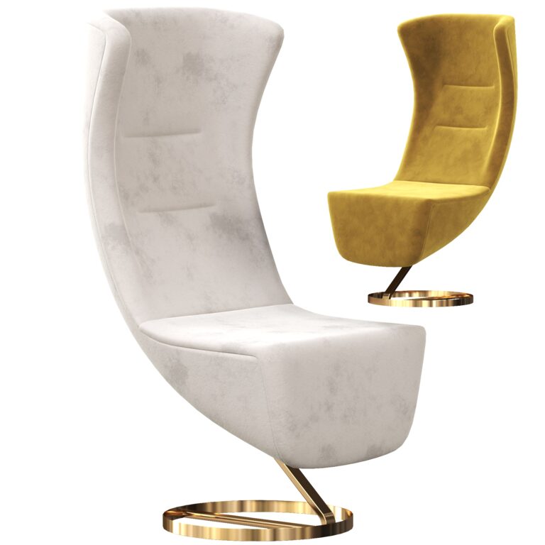 Nico klaber 2 longue chair  (232521), 3d model 1