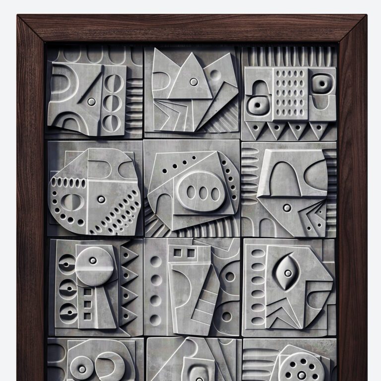Panel decorative cube square n3 (245623) 3D model - Download 3D model ...