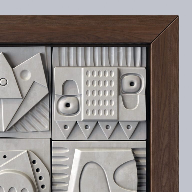 Panel decorative cube square n1 (245625) 3D model - Download 3D model ...