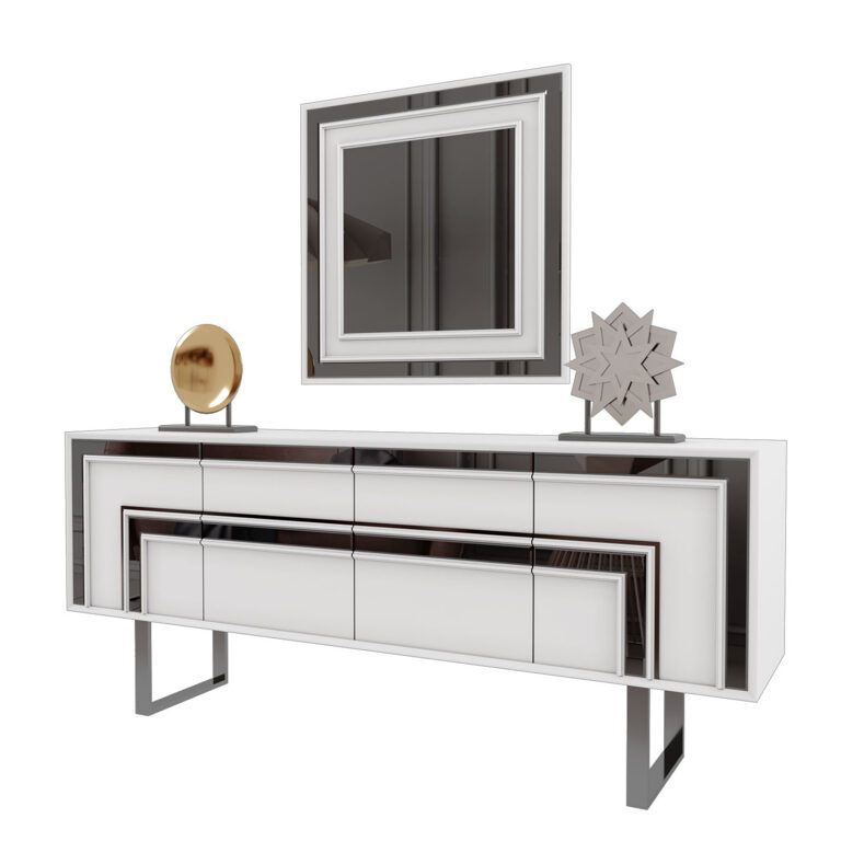 Lego Console Cabinet and mirror (245633) 3D model - Download 3D model ...