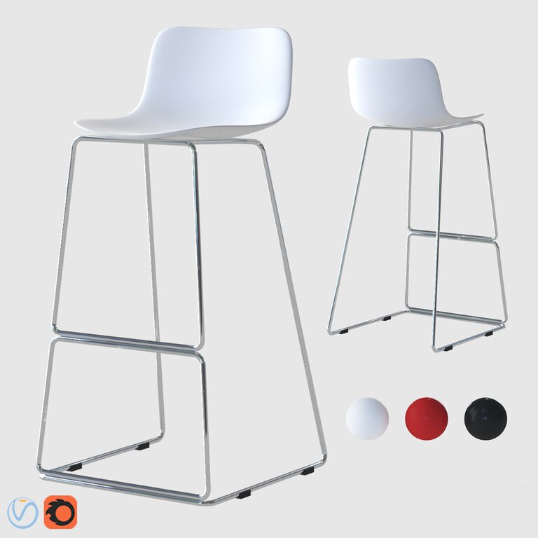 Cosmo Neo Bar Chair (25039), 3d model 1