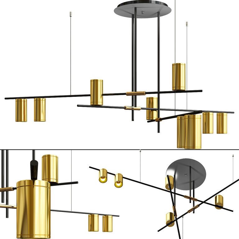 Bokt Chandelier (25116), 3d model 1