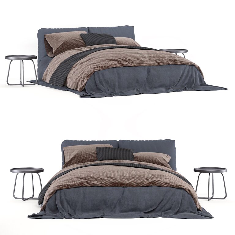 Bed 01 (25135), 3d model 1