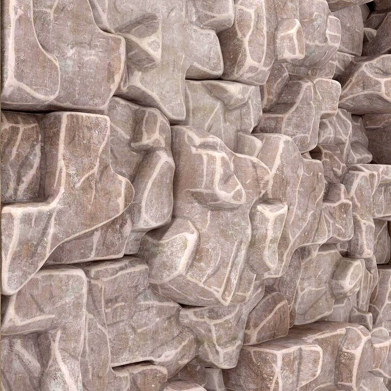 Stone Splinter Rock Panel Frame n1 (25203) 3D model - Download 3D model ...