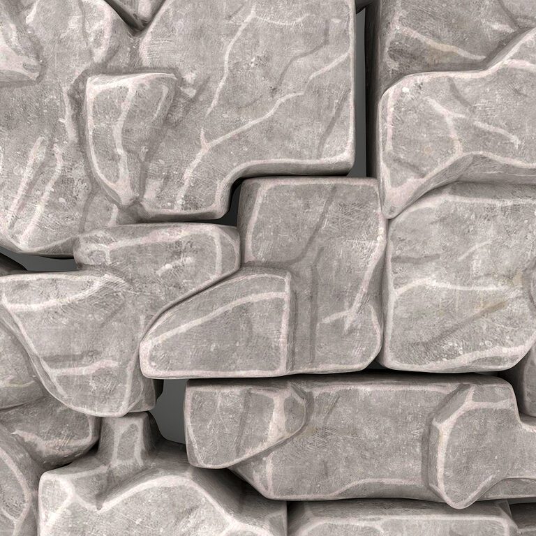 Stone Splinter Rock Panel Frame n1 (25203) 3D model - Download 3D model ...