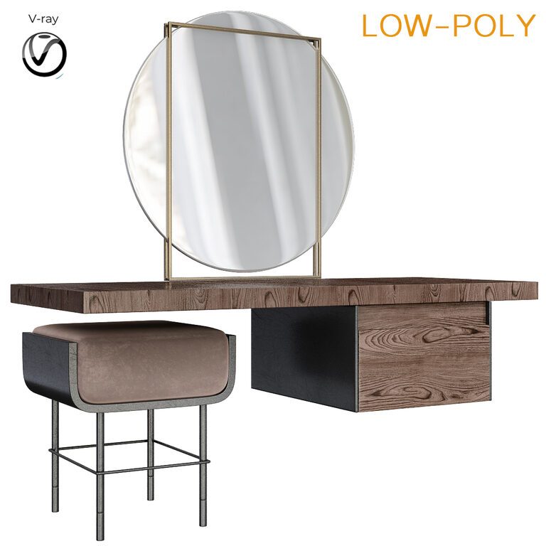 Dressing table MUSKAT APARTAMENT (25341), 3d model 1