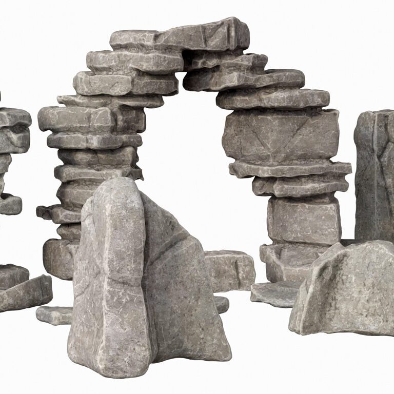 Stone rock 1 (255864), 3d model 1