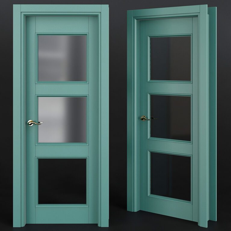 Interior Doors Premium Pro №40 (25741), 3d model 1