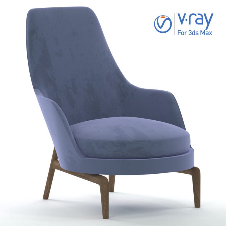 Flexform Leda armchair  (265347), 3d model 1
