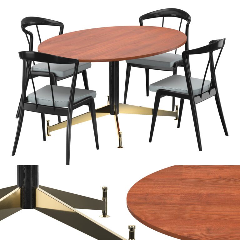 Dining Set Gardella Ignazio (275375), 3d model 1