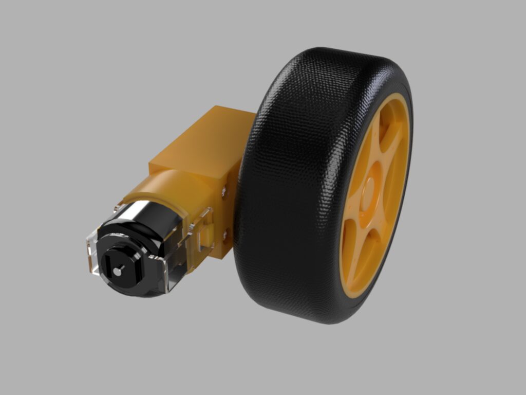 Tt Motor Types TT motor and wheel (282389) 3D model - Download 3D model TT motor and ...