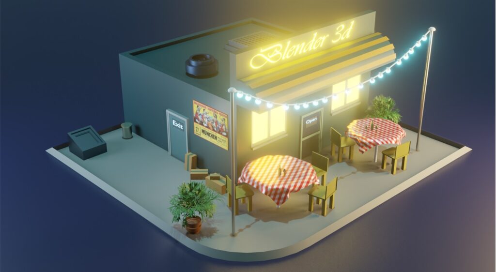 Cafe 298393 3d model download 3d model cafe 298393 298393 3d