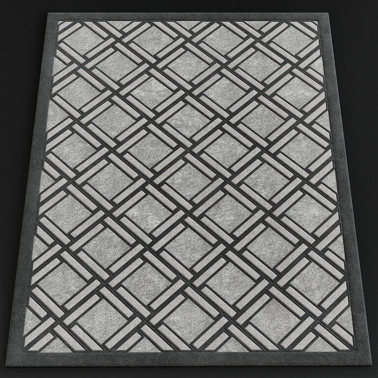 Плиточный ковер Nourison Graphic Illusions (30846), 3д модель 1