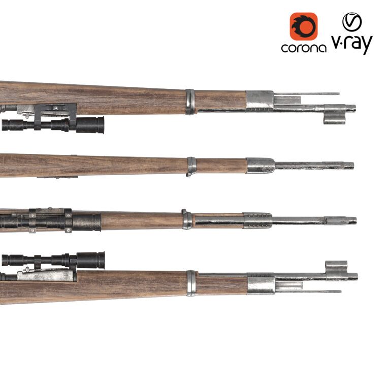 Old Rifle View Old rifle gun (311583) 3D model - Download 3D model Old rifle gun ...