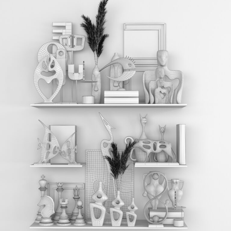 Decorative Set 01 (311607) 3D model - Download 3D model Decorative Set ...