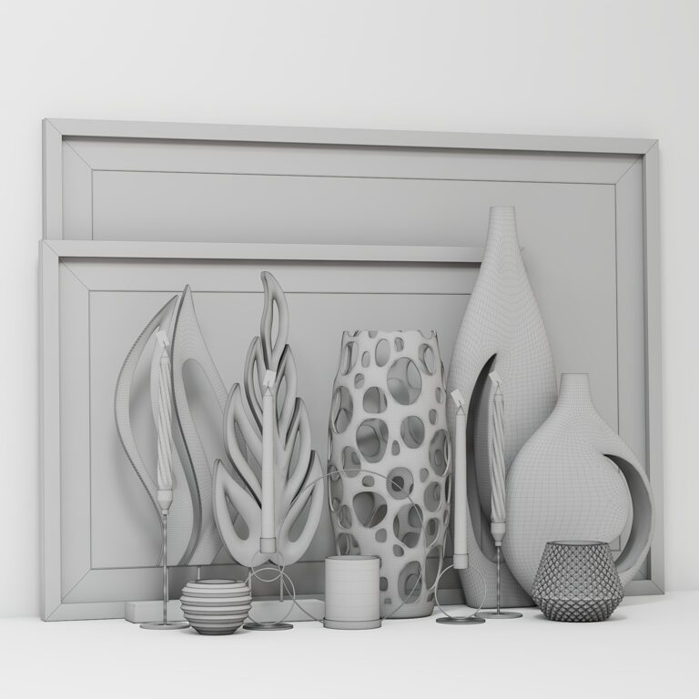Decorative set 1 (316731) 3D model - Download 3D model Decorative set 1 ...