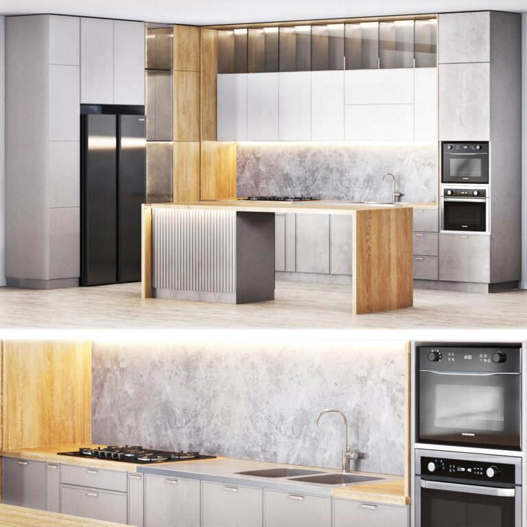 Kitchen 02 (316777), 3d model 1