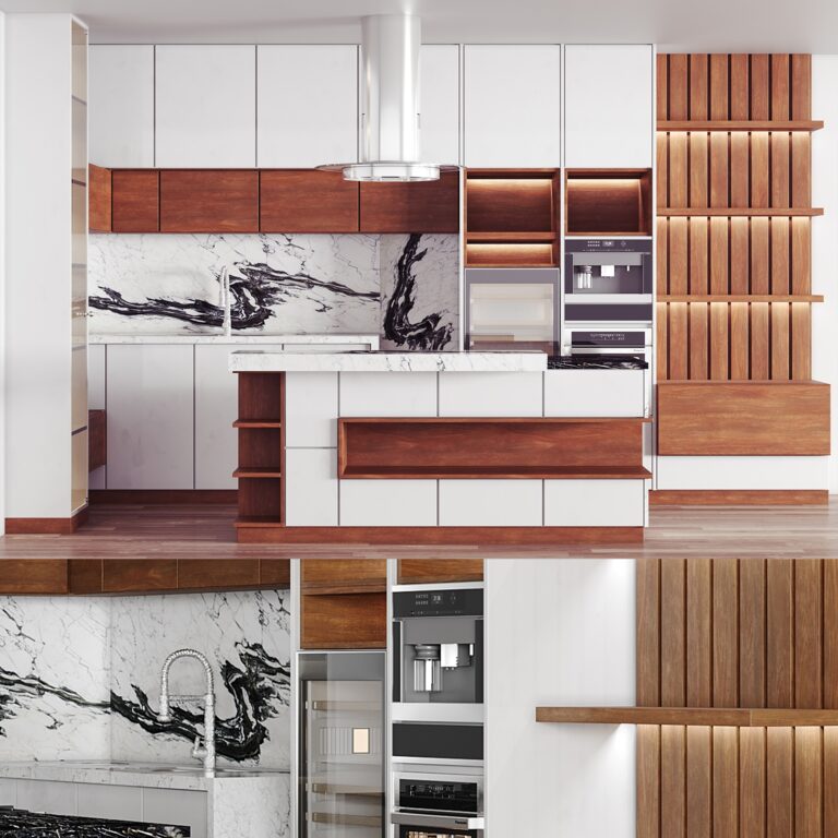 Modern kitchn 06 (317556), 3d model 1