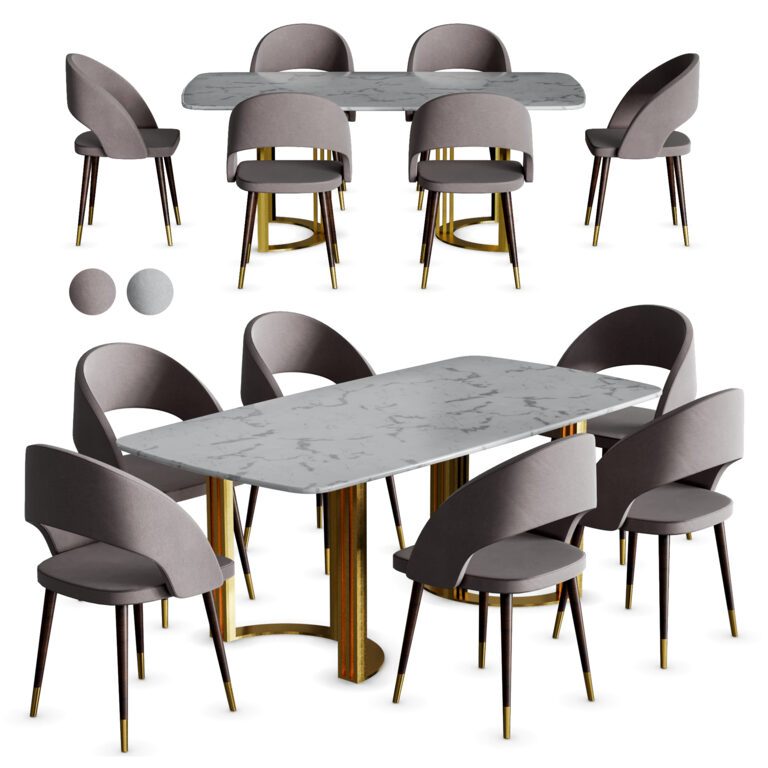 Faux Dining Table (317649), 3d model 1