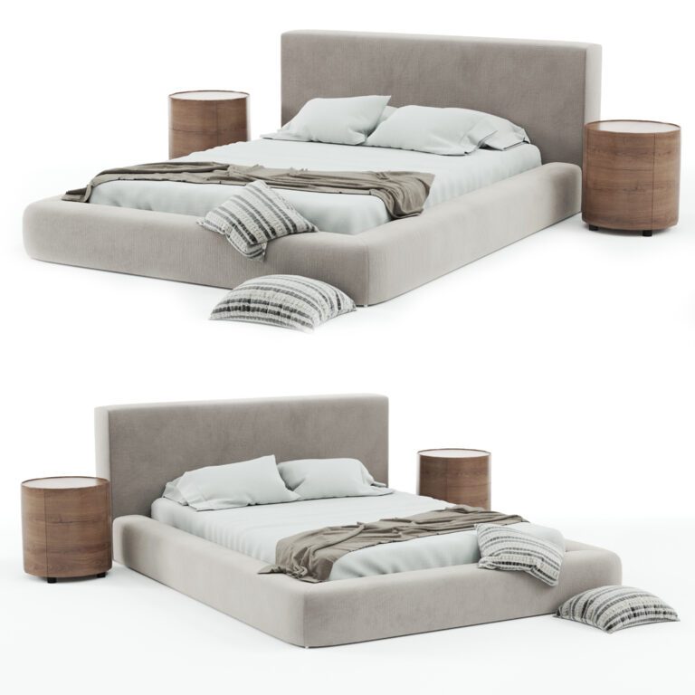 Dawson bed (317887), 3d model 1
