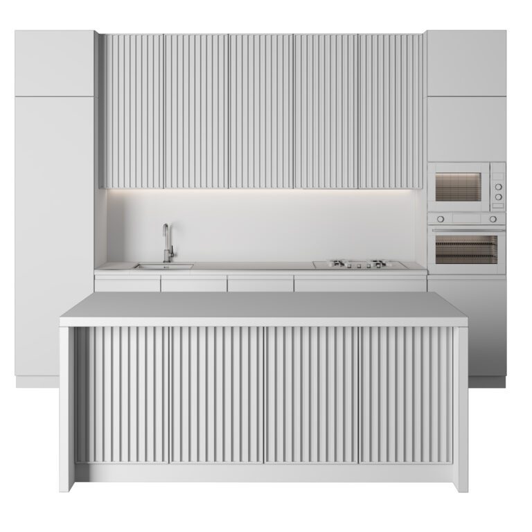 Kitchen 55 (317969) 3D model - Download 3D model Kitchen 55 (317969 ...