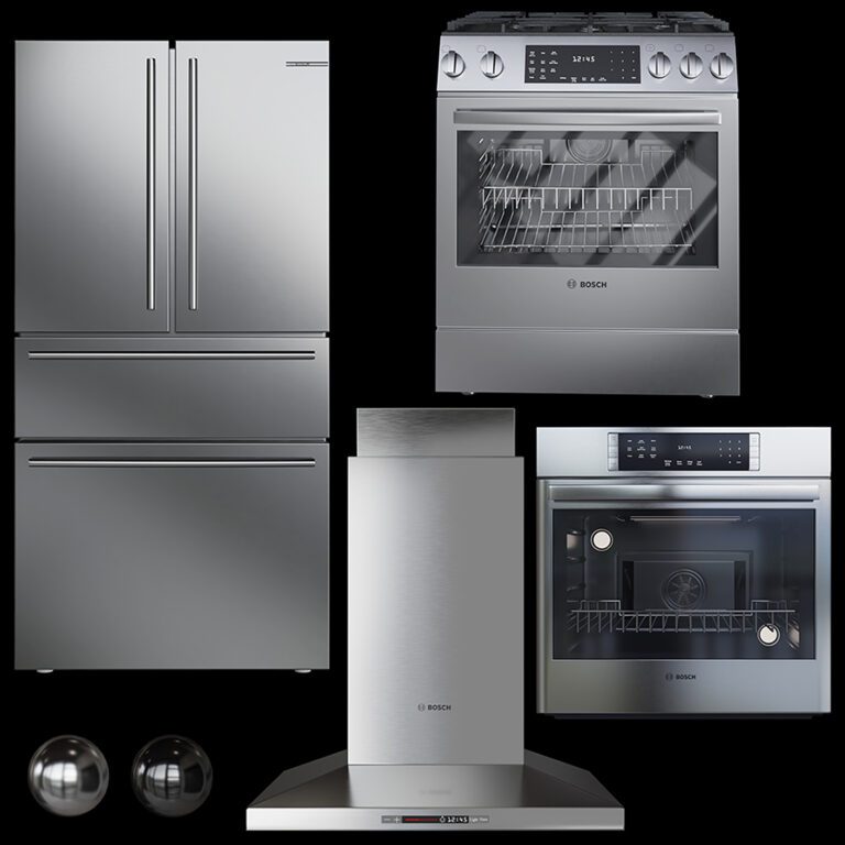 Bosch 800 Series Kitchen Appliances (319115), 3d model 1