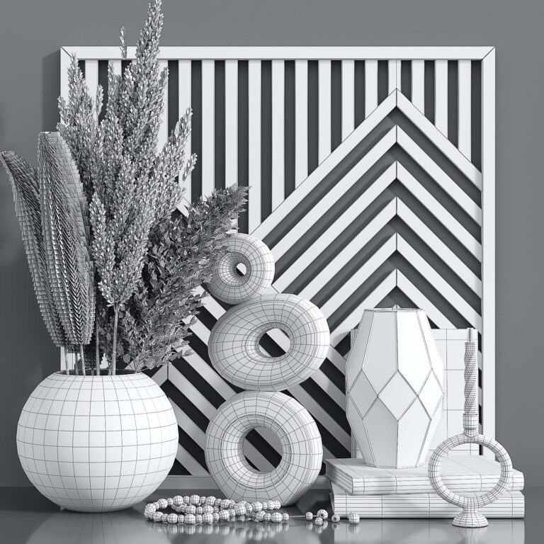 Decorative Set 14 (319324) 3D model - Download 3D model Decorative Set ...