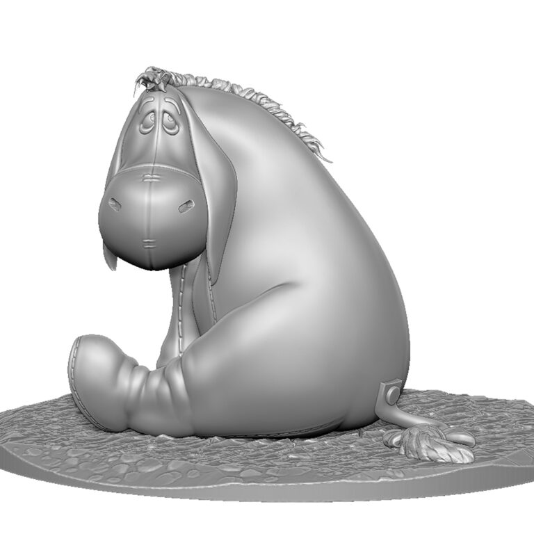 Ослик Иа. STL 3d печать. (319549), 3д модель 1